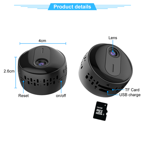 2MP 1080P Mini Wifi Camera  Home Security Camcorder - Horizon Bliss