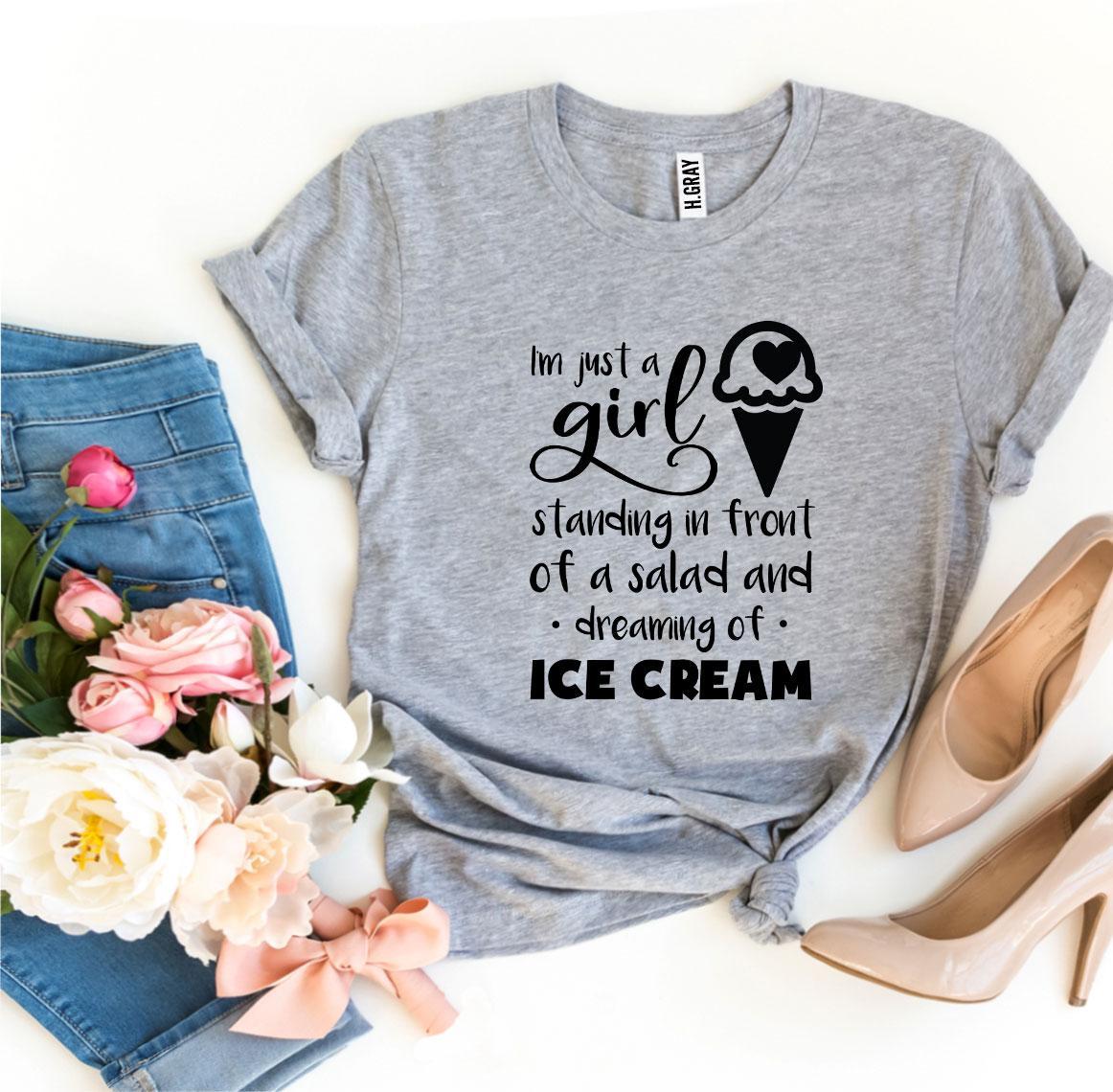 Just a Girl T-shirt - Horizon Bliss