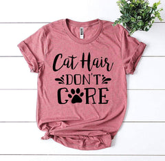 Cat Hair Don’t Care T-shirt - Horizon Bliss