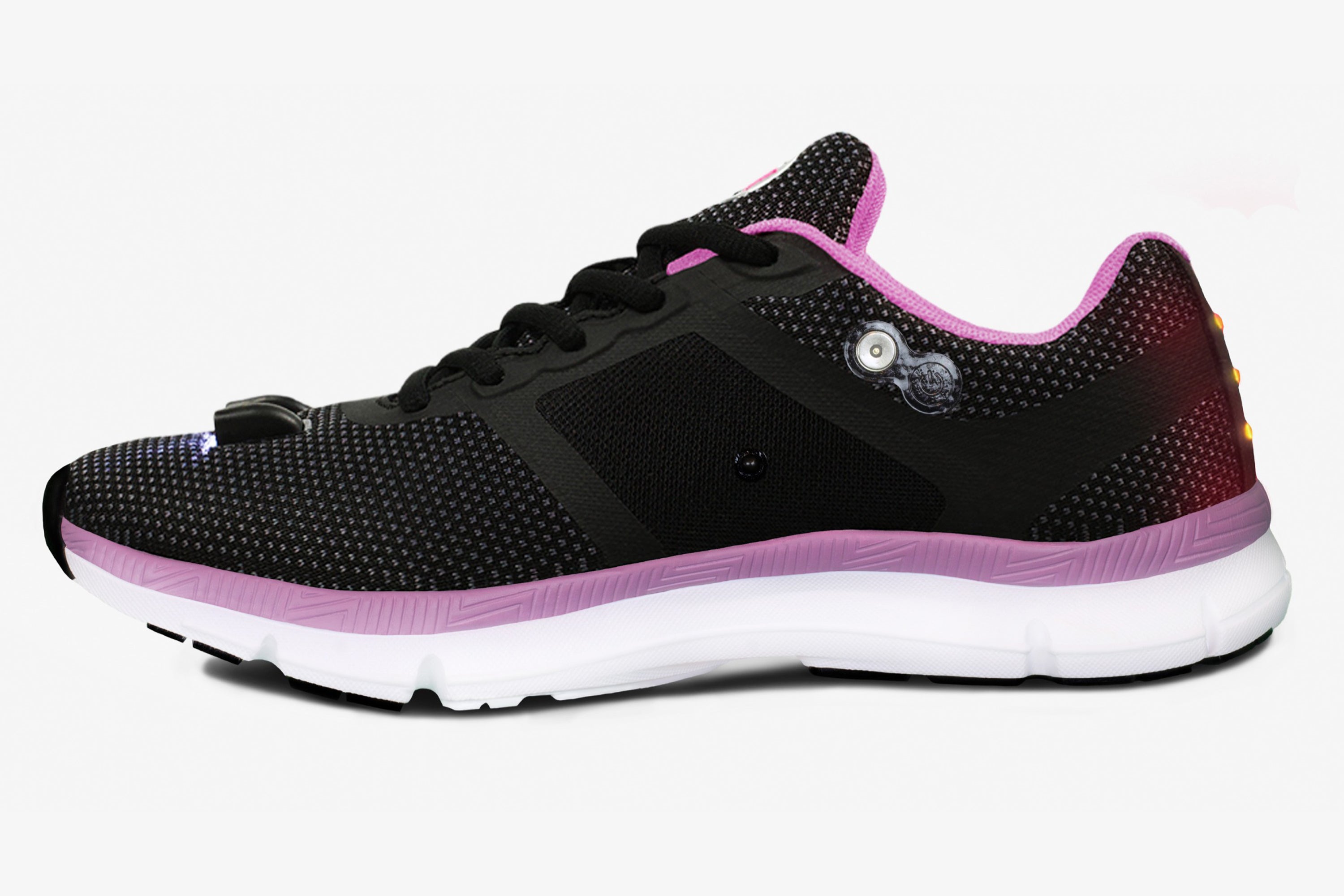 Women's Night Runner Shoes With Built-in Safety Lights - Horizon Bliss