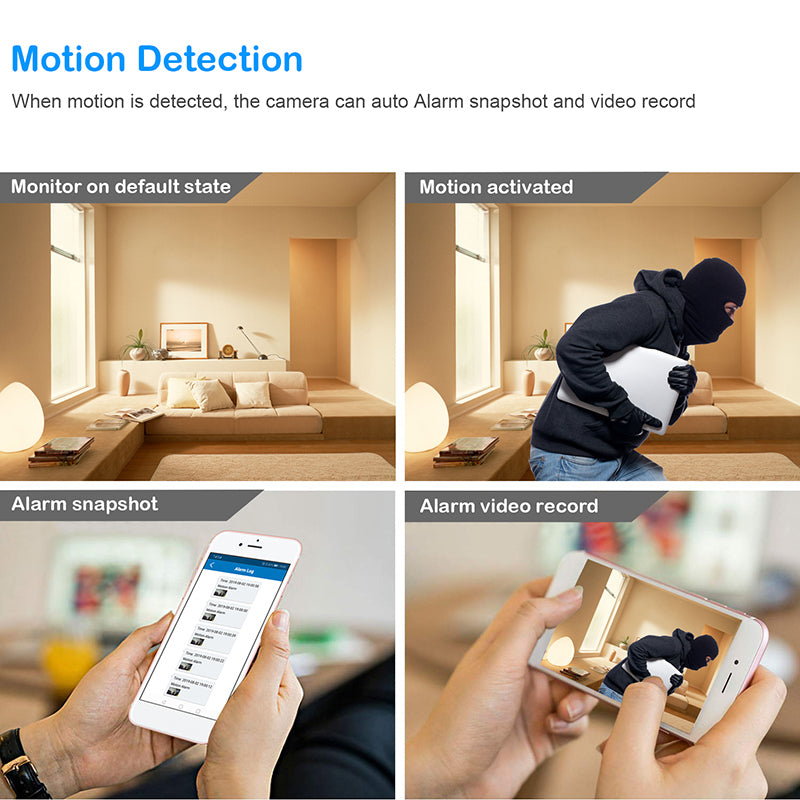 1080P HD Wifi USB Camera with Night Vision Motion Detection - Horizon Bliss