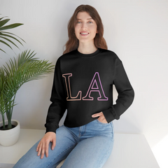 Womens LA Gradient Crewneck Sweatshirt - Horizon Bliss