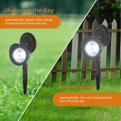 2pcs Solar Landscape Spotlight LED Lighting for Garden - Horizon Bliss