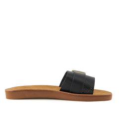 Women's Sandals Buckle Down Black - Horizon Bliss