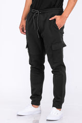 Cotton Blend Cargo Joggers - Horizon Bliss