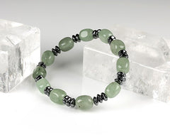 Aventurine and hematine bracelet - Horizon Bliss