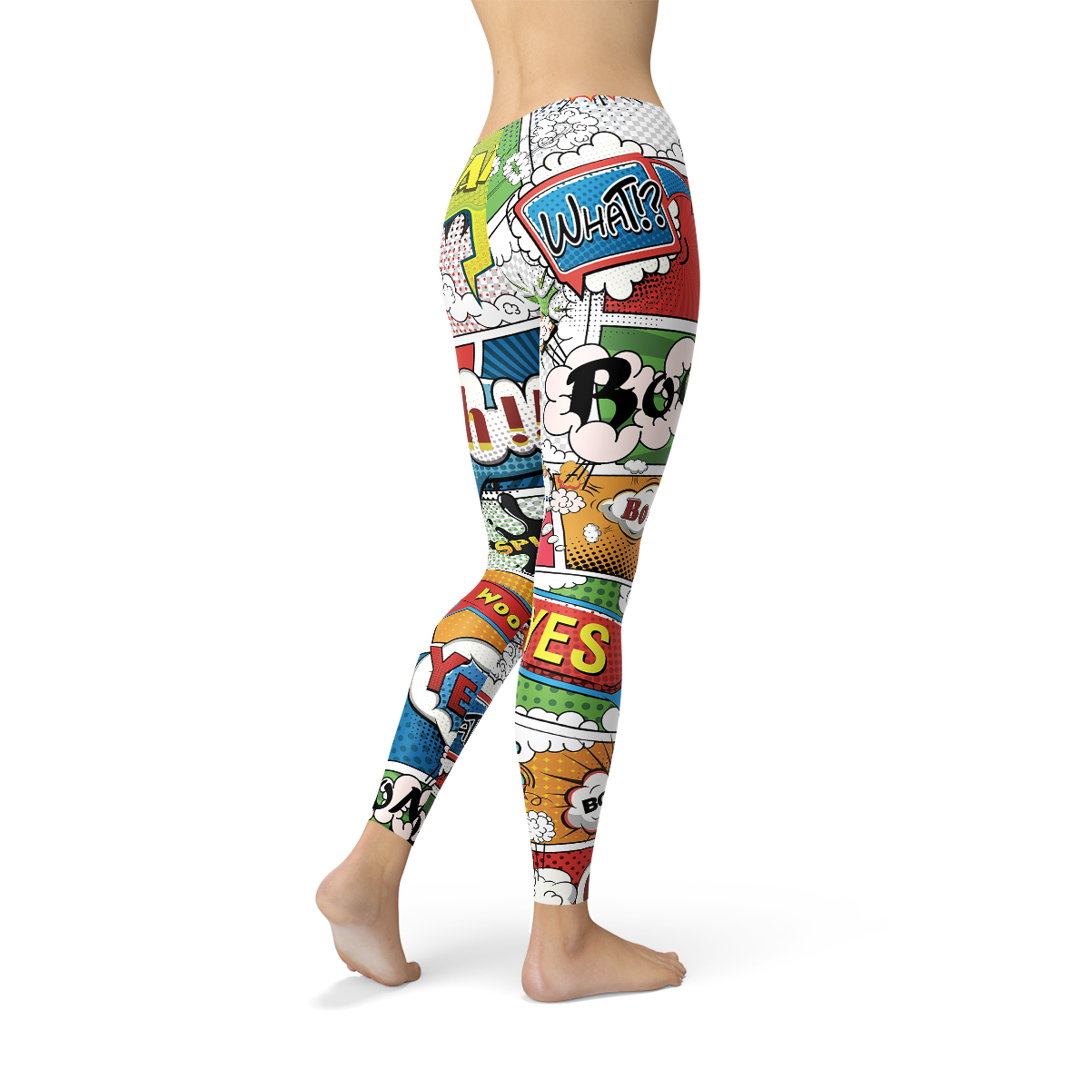 Womens Comic Book Leggings - Horizon Bliss