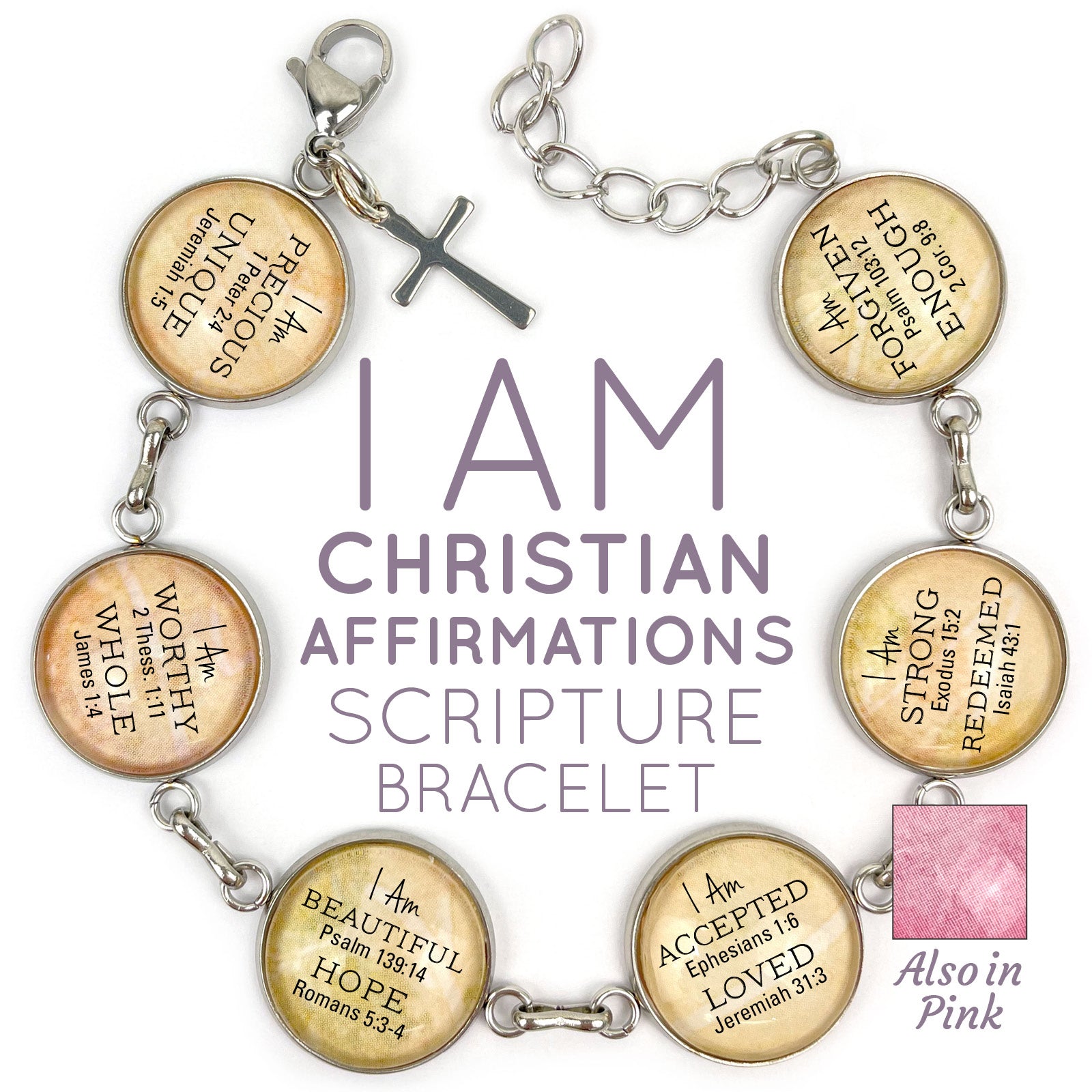 I AM Strong, Unique, Beautiful, Worthy, Loved, Enough – Christian - Horizon Bliss