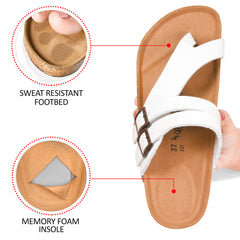 AEROTHOTIC KAIZEN SPLIT TOE COMFORTABLE SLIDES FOR WOMEN - Horizon Bliss