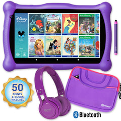 V10 7" Kids Tablet Purple Bundle - Horizon Bliss