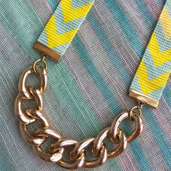 Chevron Priestess II Necklace - Horizon Bliss