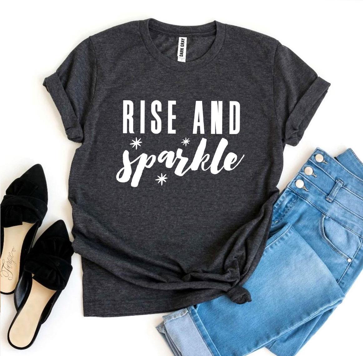 Rise And Sparkle T-shirt - Horizon Bliss