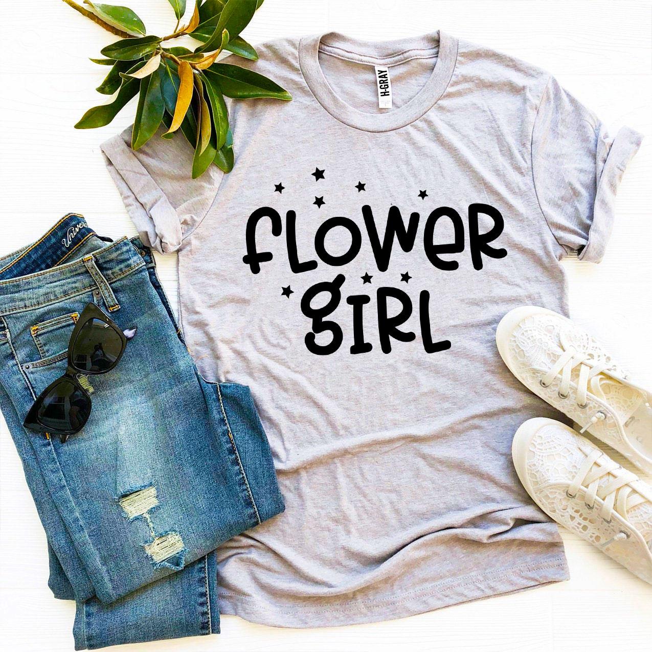 Flower Girl T-shirt - Horizon Bliss