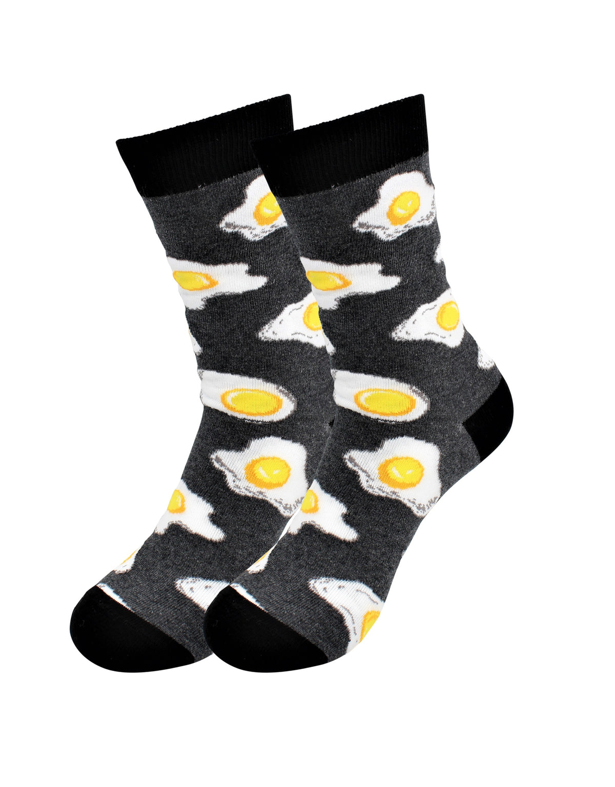 Cozy Designer Trending  Food Socks - Eggs - for Men and Women - Horizon Bliss