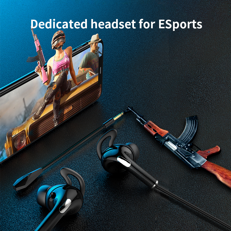 Wired Gaming Headset Earphone In-Ear Headphones with Mic - Horizon Bliss