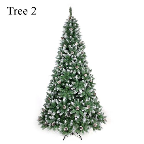 Artificial PVC Flocked Christmas Tree 7FT Snow Hinged Christmas Tree