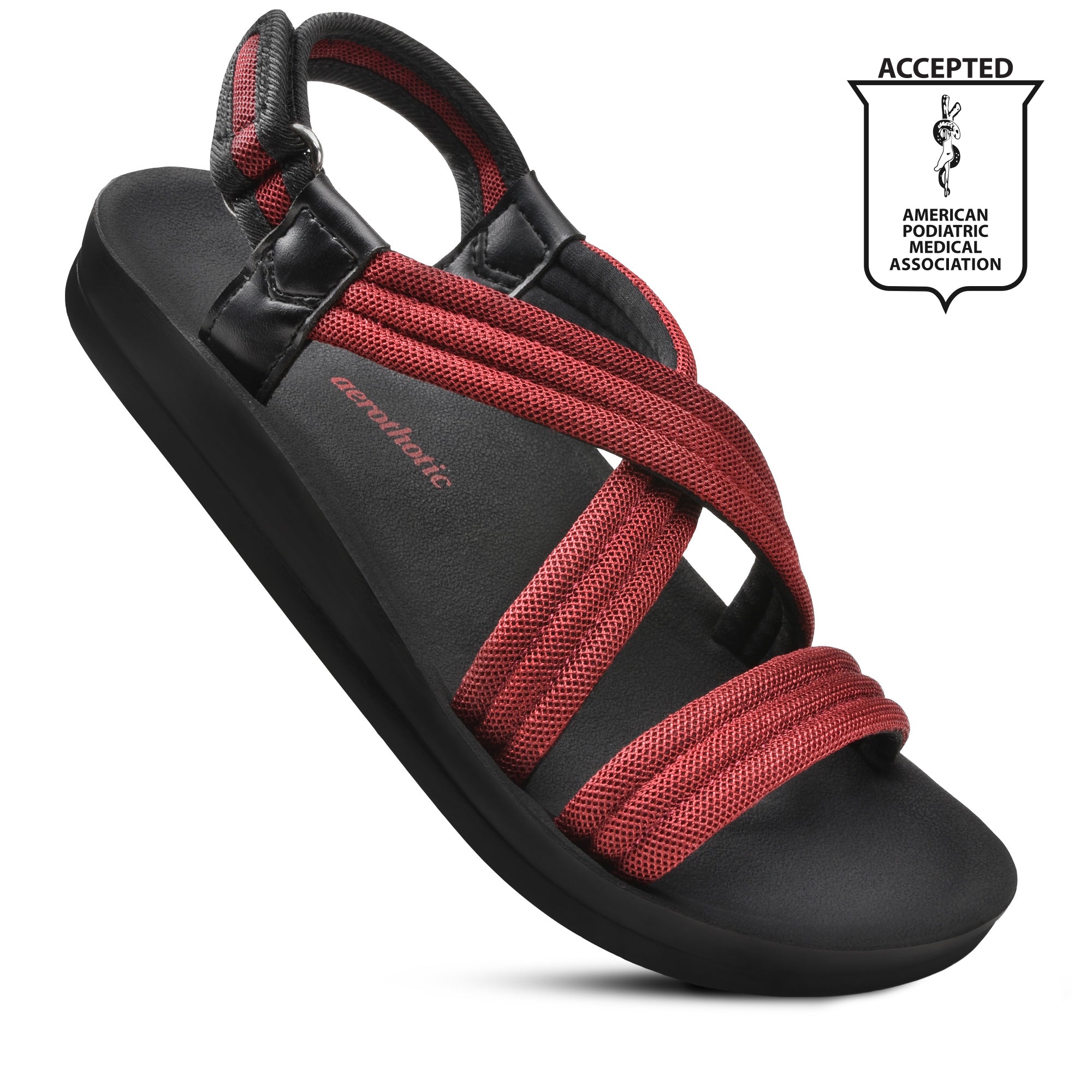 Aerothotic Hadal Women's Velcro Ankle Strap Slip on Sandals - Horizon Bliss