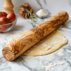 Handmade Olive Wood French Rolling Pin | Available in Three Sizes