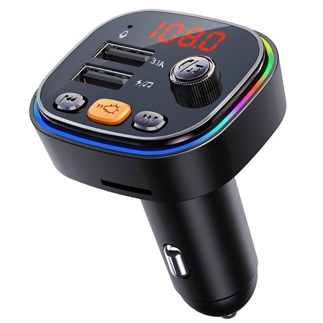 Handsfree Bluetooth MP3 Player Dual USB Fast Car Charger - Horizon Bliss