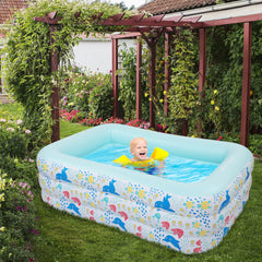 Indoor & Outdoor Inflatable Swim Pool for Kids - Horizon Bliss