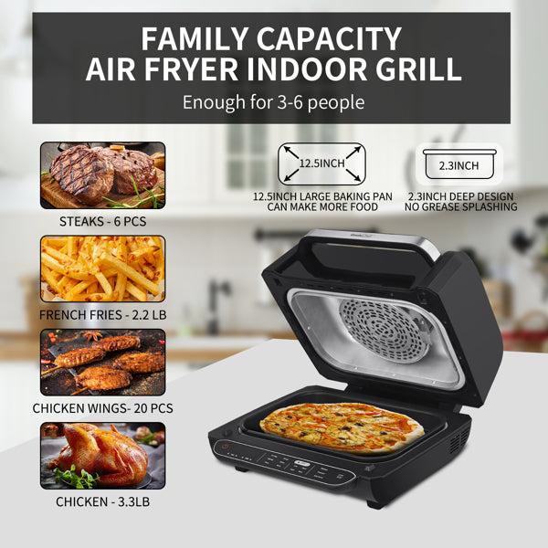 Geek Chef Airocook Smart 7-in-1 Indoor Electric Grill Air Fryer - Horizon Bliss