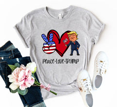 Peace Love Trump Shirt - Horizon Bliss