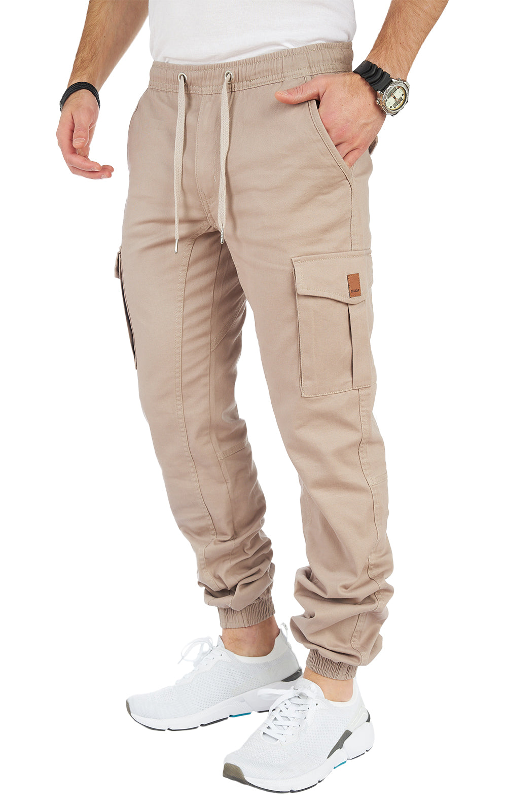 8001 - STYLEKO Cargohose Elastischer Hosenband - Horizon Bliss