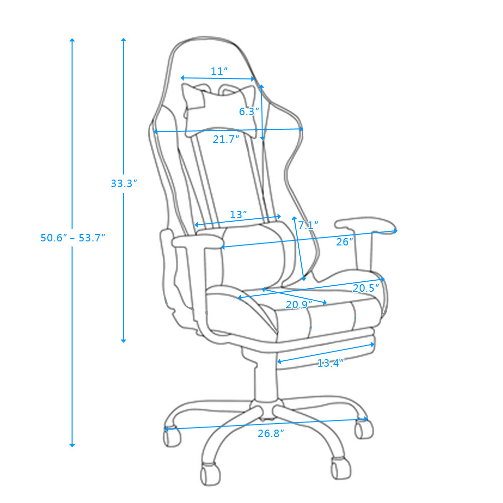 Gaming Chair Ergonomic Office Chair Desk Chair with Lumbar - Horizon Bliss