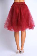 Tutu Tulle Knee Length A Line Ballet Dance Prom Party Layers Skirt - Horizon Bliss