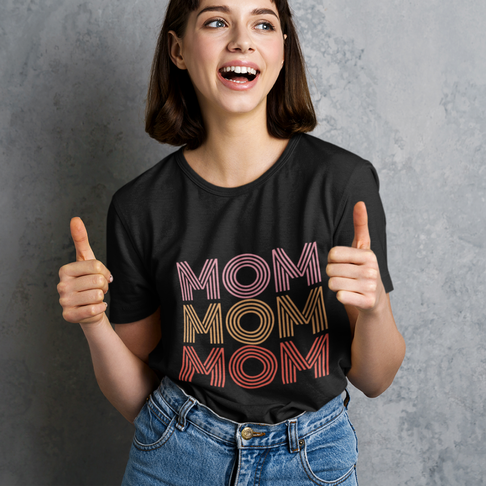 Womens Mom Logo T-Shirt