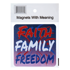 Faith Family Freedom Refrigerator Magnet