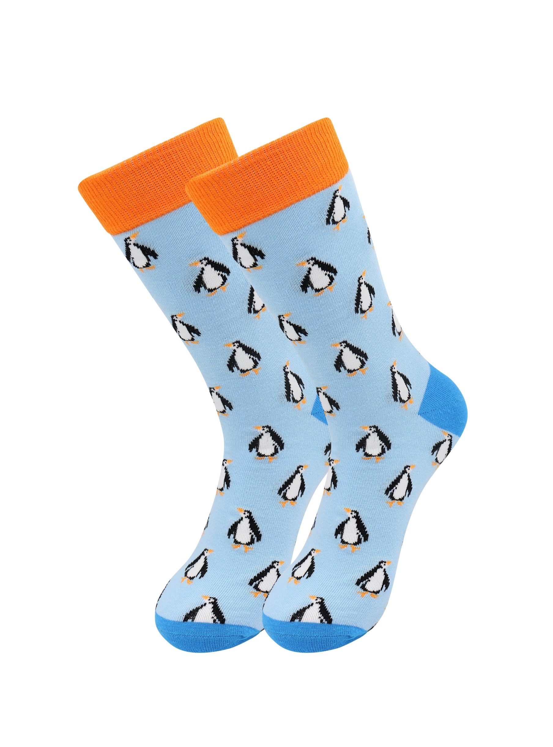 Sick Socks - Penguin - Exotic Animals Casual Dress Socks - Horizon Bliss