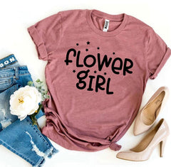 Flower Girl T-shirt - Horizon Bliss