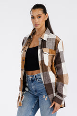 Boyfriend Oversized Soft Flannel Shacket - Horizon Bliss