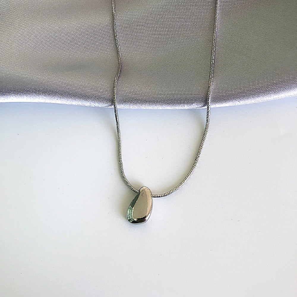 Womens Necklace With A Bean Pendant - Horizon Bliss