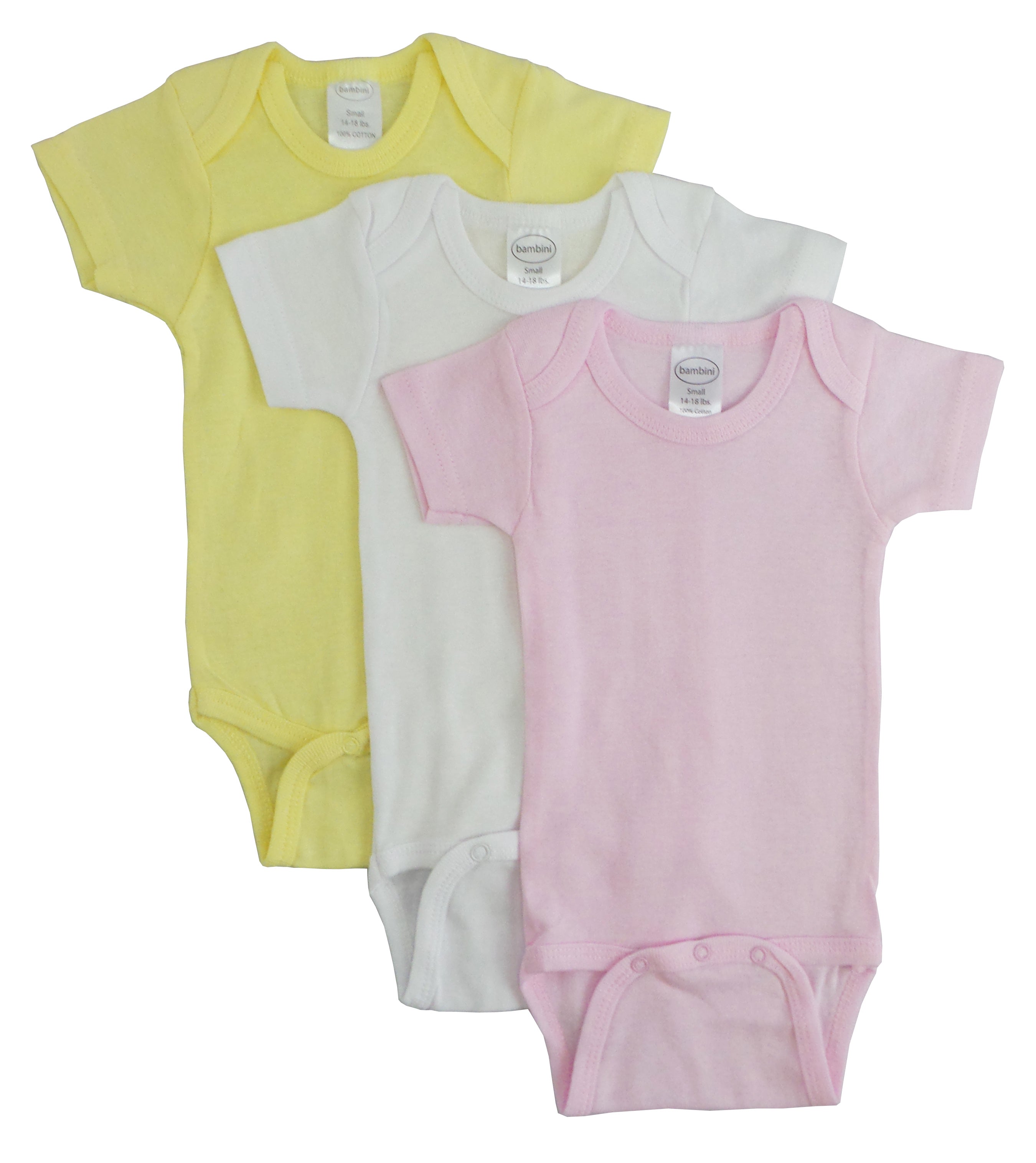 Bambini Pastel Girls Short Sleeve Variety Pack - Horizon Bliss