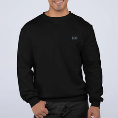 Mens ND Sweatshirt with Swirl Back Design - Horizon Bliss