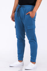 Cotton Blend Cargo Joggers - Horizon Bliss