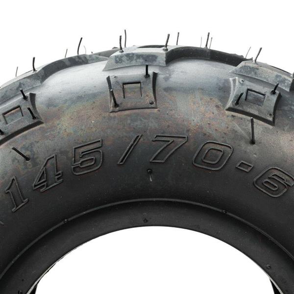 1pcs tire 351mm Black Sidewall 145/70-6 - Horizon Bliss