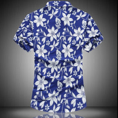 Mens Short Sleeve Floral Shirt - Horizon Bliss