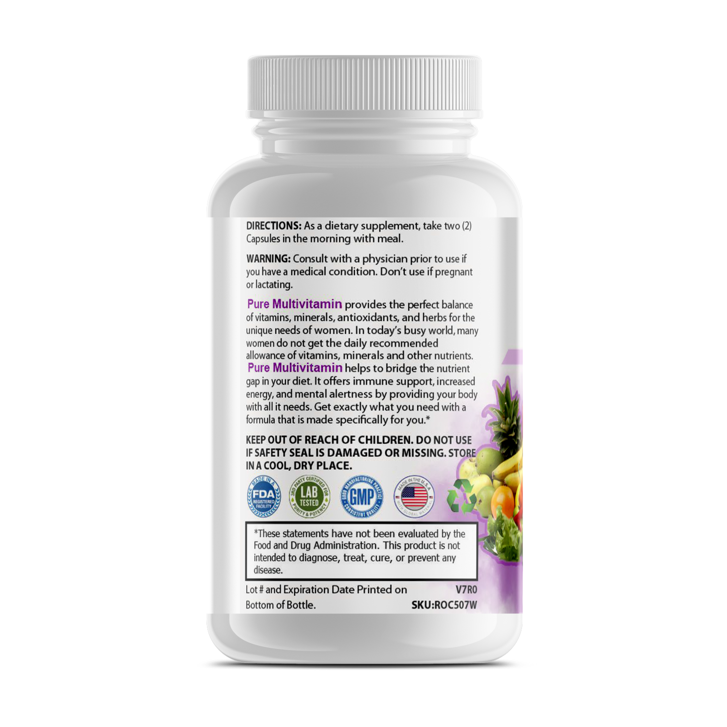 Pure Multi-Vitamins Womens