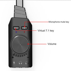 Virtual 7.1CH USB Sound Card