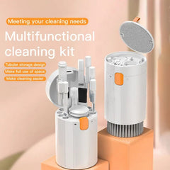 Cleaning Spray Bottle Set Computer Keyboard Brush Headphones Cleaning