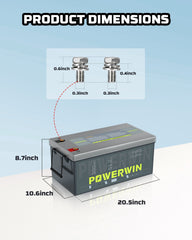 US POWERWIN BT5120 51.2V 100Ah 5120Wh Battery - Horizon Bliss