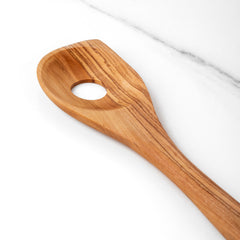 Handmade Olive Wood Risotto Spoon, 11.8"