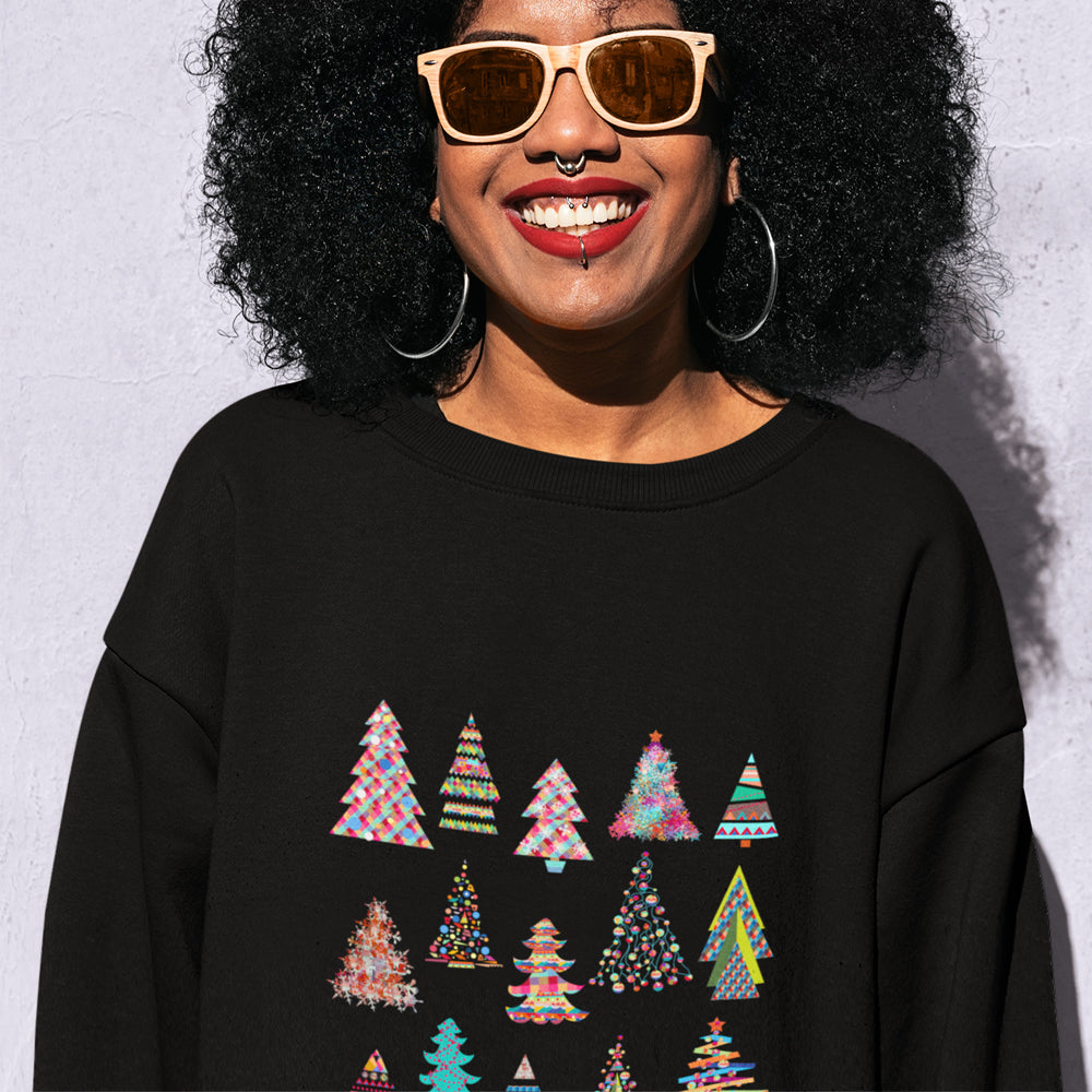 Womens The Christmas Tree Sweatshirt - Horizon Bliss