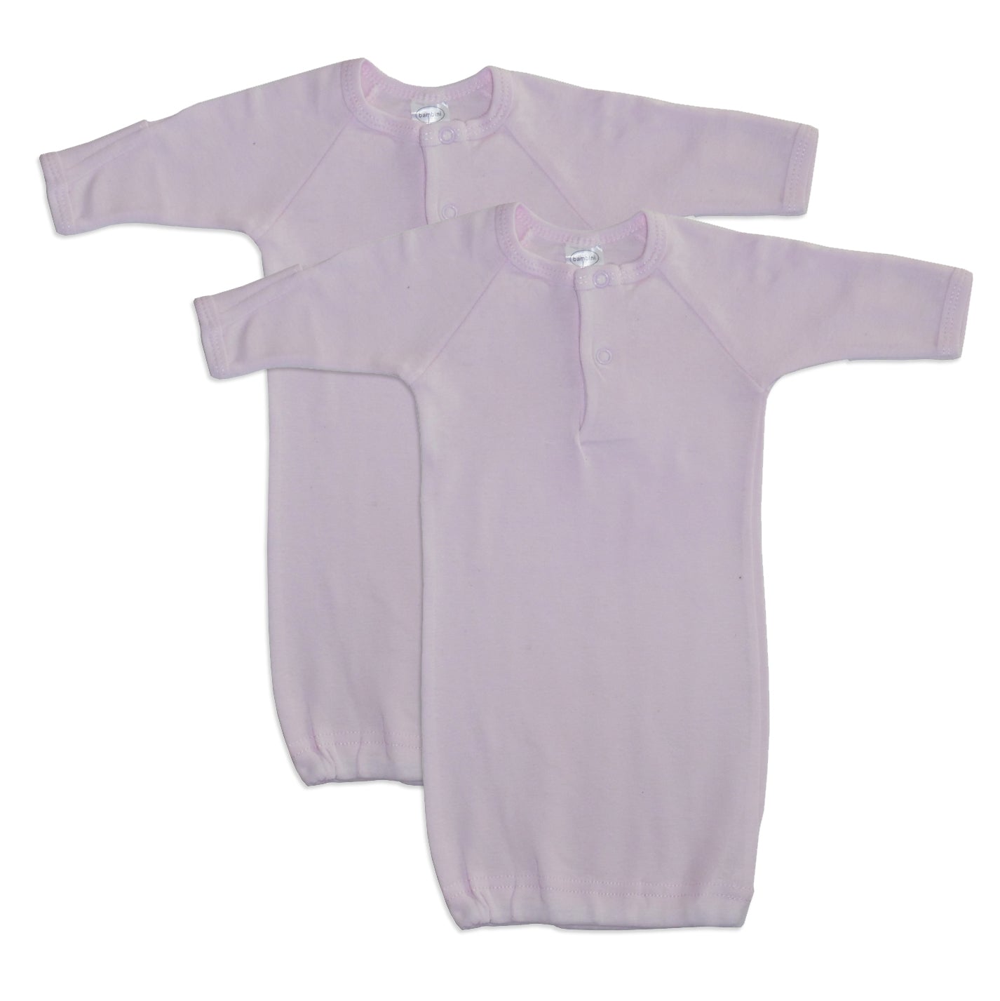 Bambini Girls Print Infant Gowns - 2 Pack - Horizon Bliss