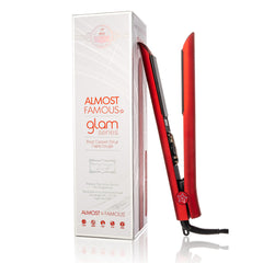 Almost Famous 1.25" Glam Series Flat Iron with Luxe Gem Infused Plates - Horizon Bliss