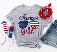 All American Girl T-shirt - Horizon Bliss