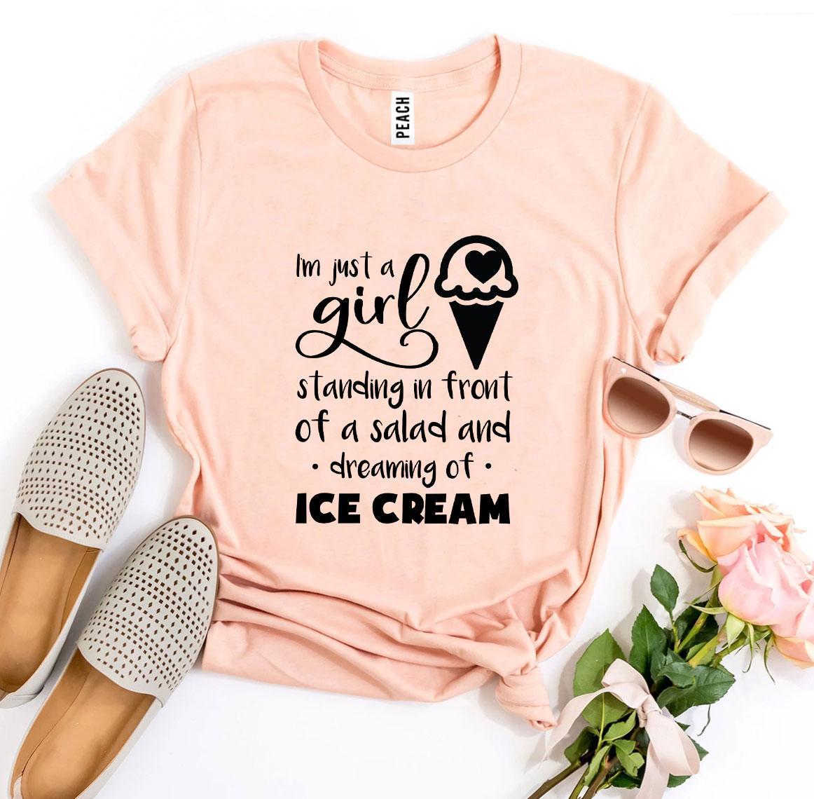 Just a Girl T-shirt - Horizon Bliss